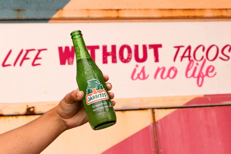 Grapefruit ranks mid-way on lists of the best Jarritos flavors