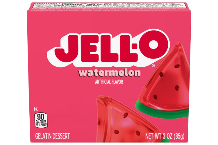 Watermelon is a great Jell-O flavor for summer