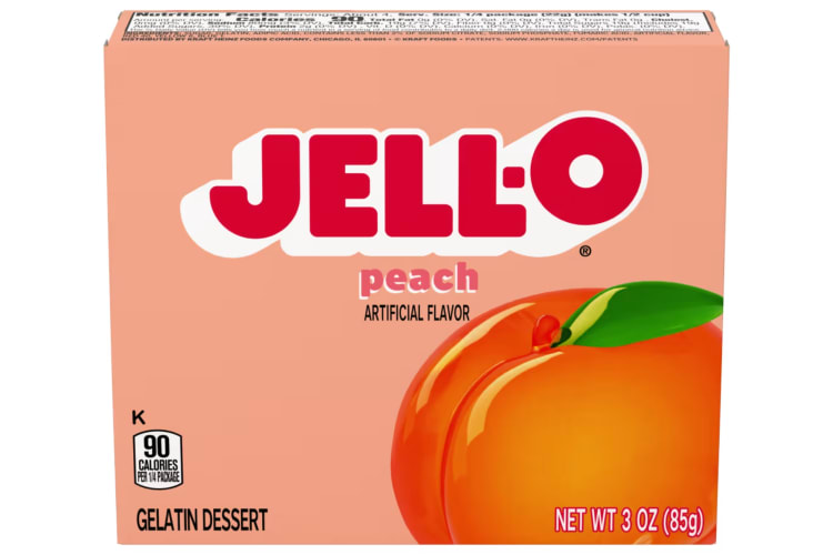 Peach is the most popular Jell-O flavor for many
