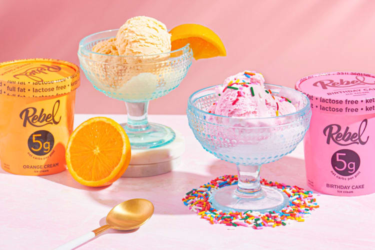Rebel makes some of the best keto ice creams