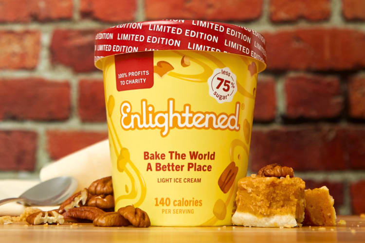 Some of the best keto ice cream is made by Enlightened