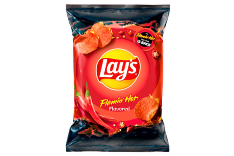 A bag of Chili Limón Lays potato chips