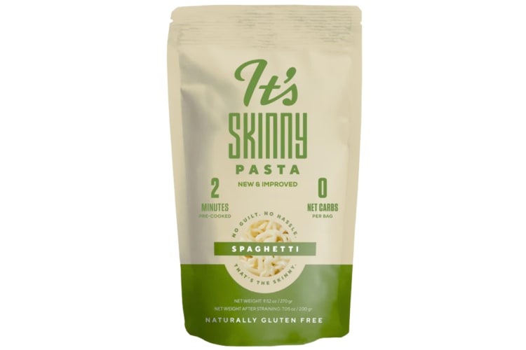A konjac low-carb pasta alternative from It's Skinny