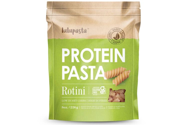 A bag of rotini from lulupasta