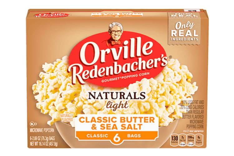 A box of Orville Redenbacher's popcorn