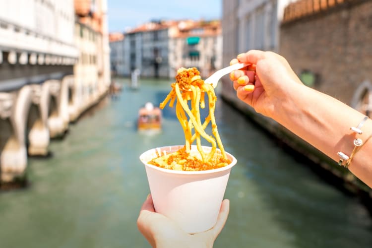 The best pasta in Venice is often found outside touristy areas