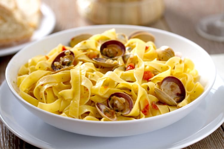 Trattoria Alla Fontana serves some of the best pasta in Venice with seafood