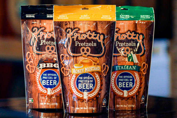 Three flavors of Knotty Pretzels