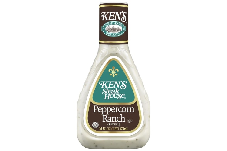 A bottle of peppercorn ranch