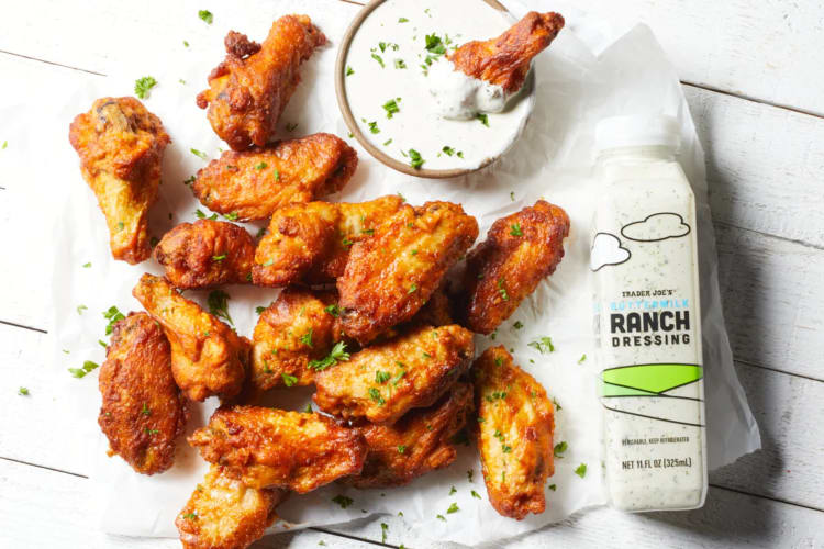 One of the best ranch dressings with buttermilk is from Trader Joe's