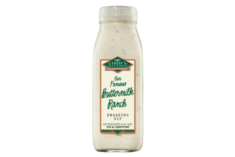 A bottle of Cindy's Kitchen Buttermilk Ranch
