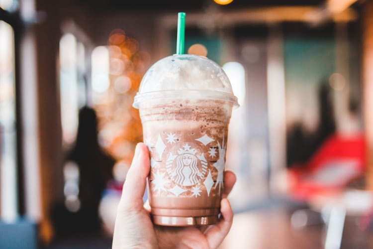 Peppermint Mocha is one of the best Starbucks Frappuccinos that is seasonal