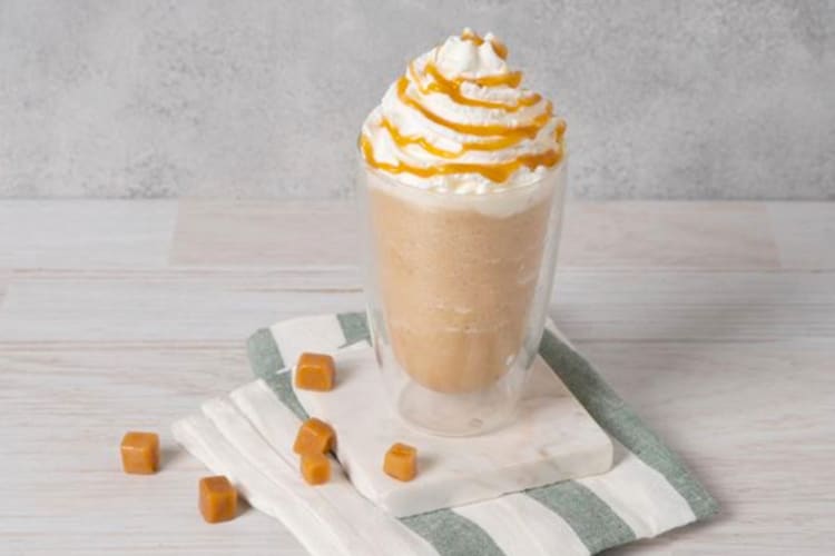 One of the best Starbucks Frappuccinos is Caramel