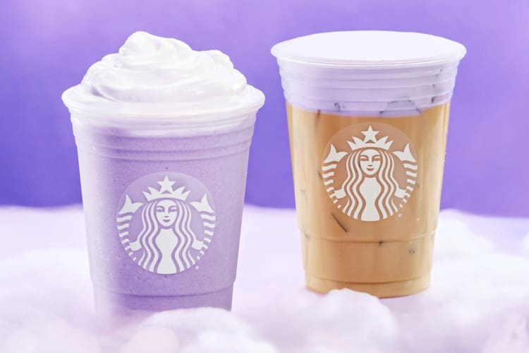 Lavender Crème is a unique pick among the best Starbucks Frappuccinos