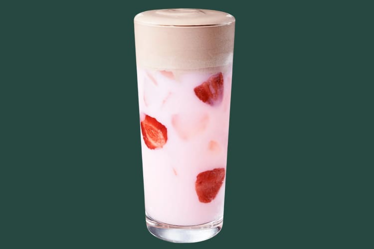 Pink Drink with cold foam is one of the best Starbucks Refreshers