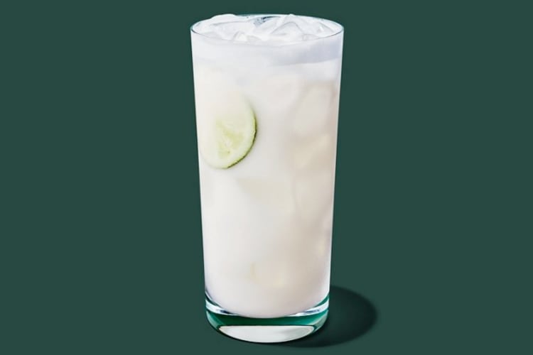 A limeade with coconut milk