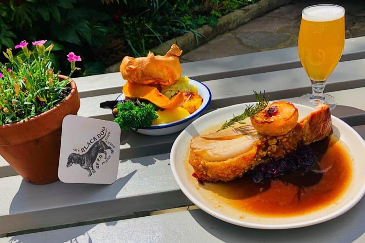 Enjoy Sunday roast done right at The Black Dog Beer House.