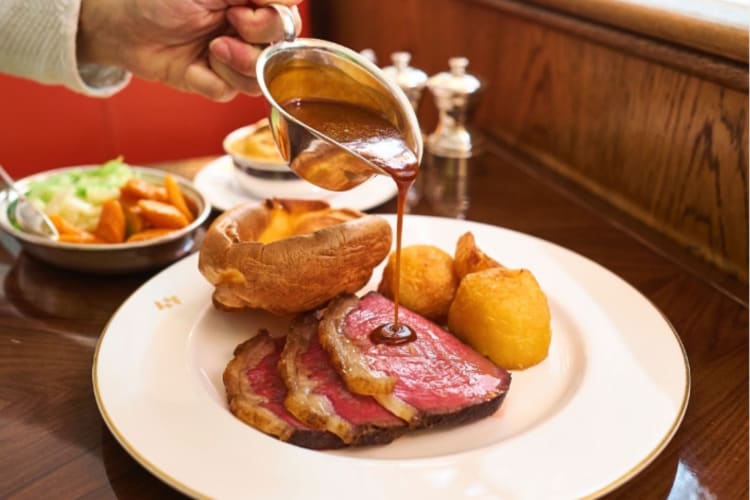 Head to 45 Jermyn Street for one of the best Sunday roasts in London.