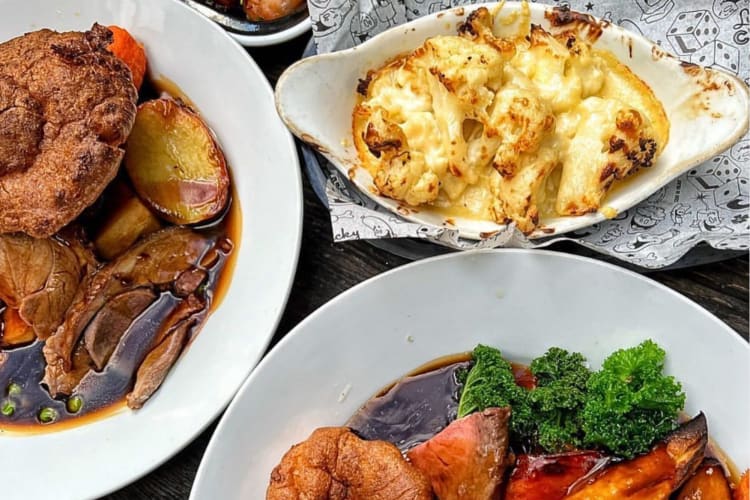 Some of the finest roasts in London are available at The Old Queens Head.