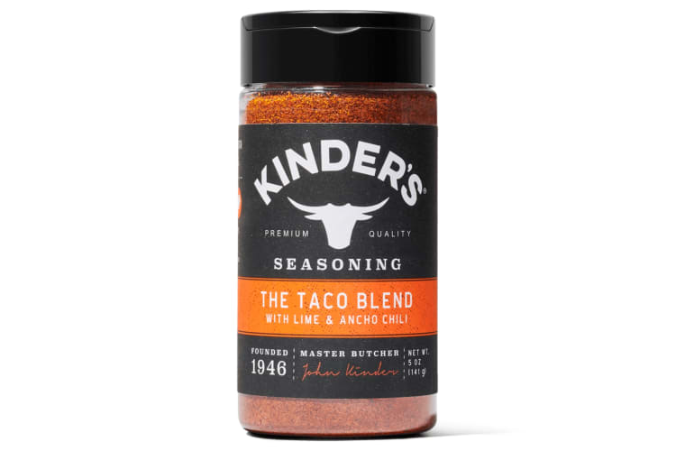 A jar of Kinder's The Taco Blend