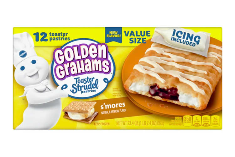 A box of Golden Grahams s'mores Toaster Strudels 