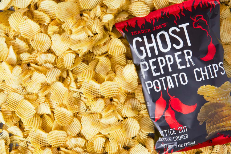 Ghost pepper-flavored potato chips are one of the best savory Trader Joe's snacks