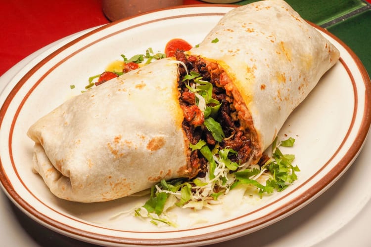 You have to try the mega burrito when you visit Copper Canyon Café.