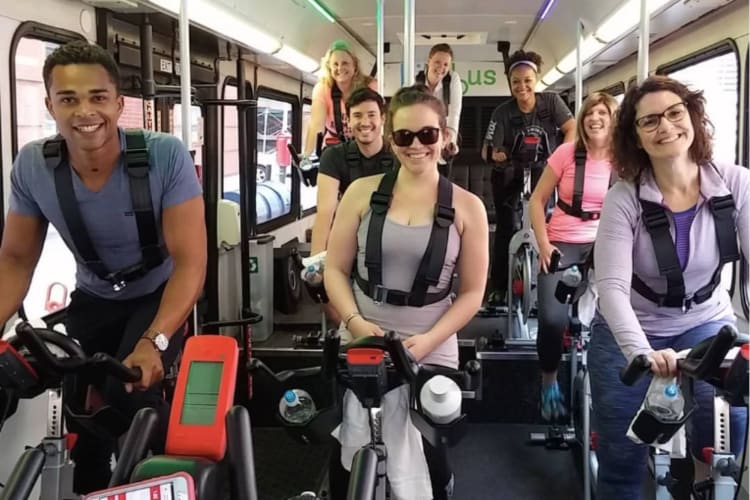 BikeBus is a unique boston team building activity