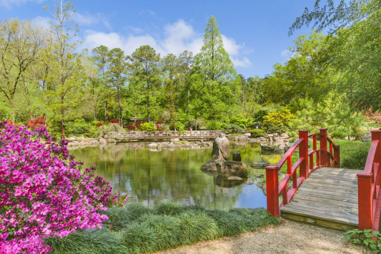 Strolling around the botanical gardens is a relaxed date idea in Birmingham, UK