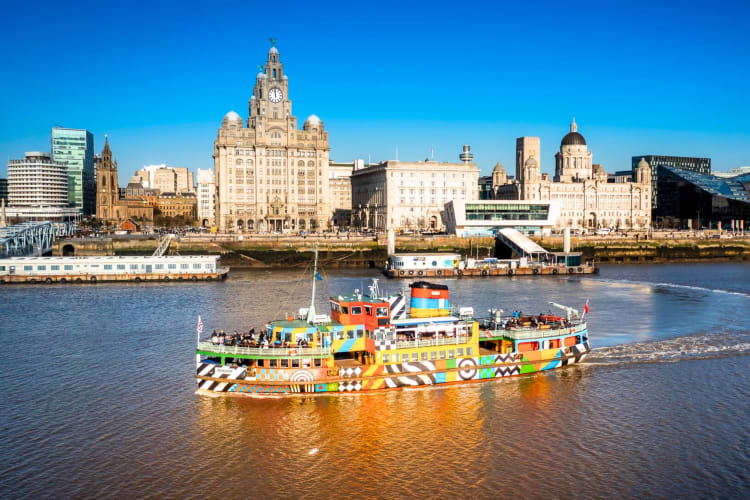 A river ferry cruise is one of the fun outdoor birthday ideas in Liverpool