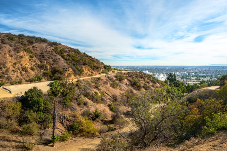 Hiking at Runyon Canyon Park is a top birthday idea in Los Angeles for those that love the outdoors