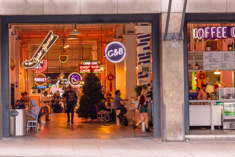 Going to Grand Central Market is a great birthday idea in Los Angeles for foodies