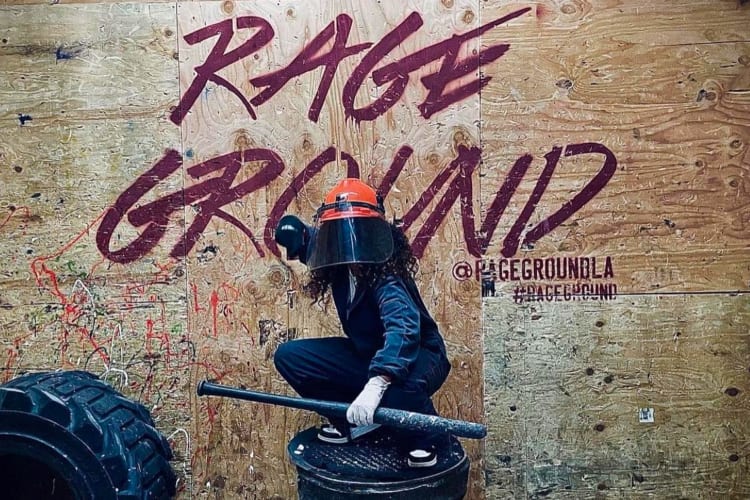 Visiting a rage room is one of the unique birthday ideas in Los Angeles