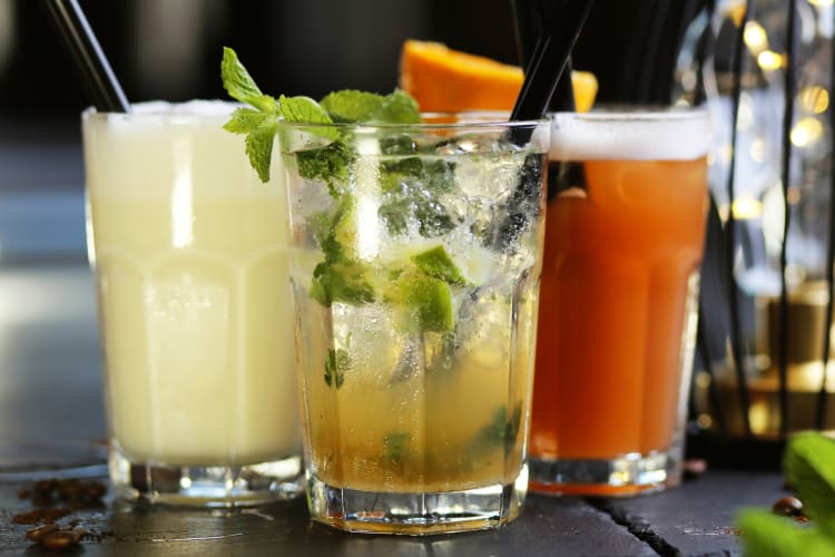 Making drinks at an online mixology class is a fun birthday idea in Ottawa