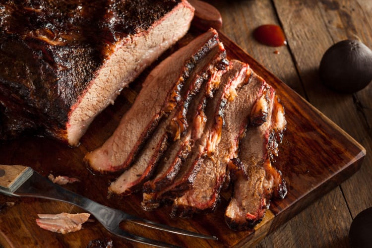 Brisket at Triple J's Smokehouse 