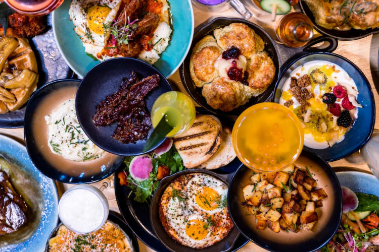 Dishes at Bronzeville Winery a Black-Owned restaurant in Chicago
