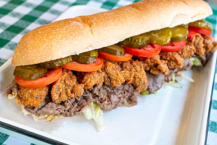 Fried Oyster at Daisy's Po' Boy and Tavern