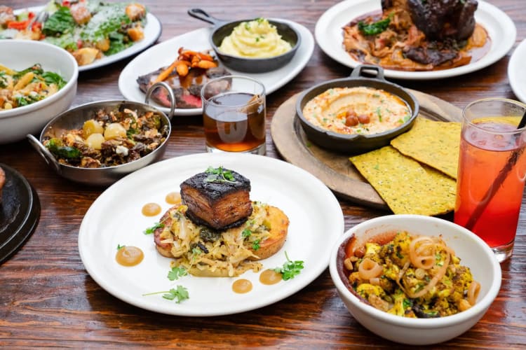 Plates at Frontier restaurant in Chicago