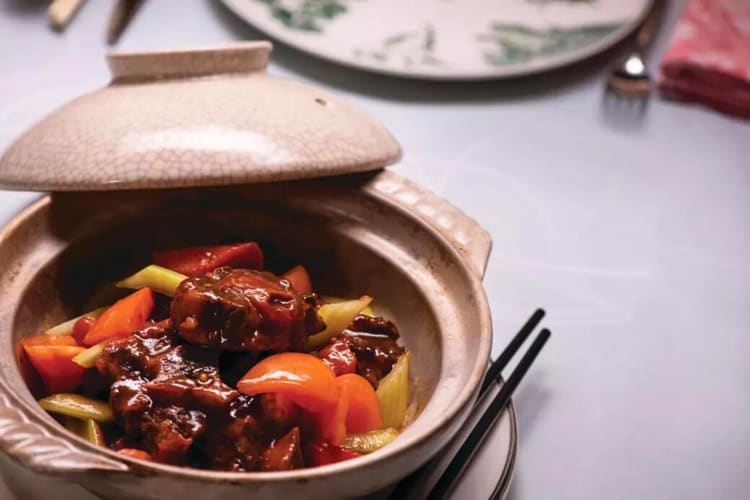 Oxtail hot pot from Blossom