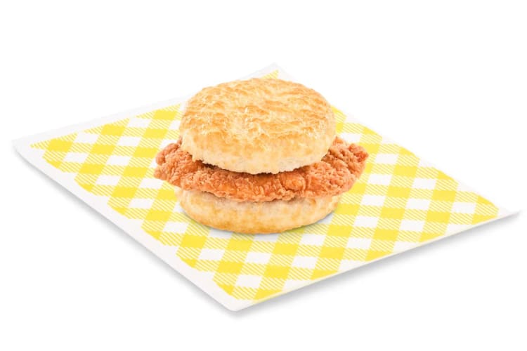 Sometimes, a simple chicken filet biscuit is all you need to get the day going.