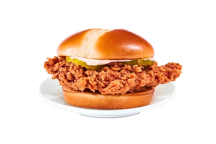 Bo's Chicken Sandwich from Bojangles, a place to get fast food in Atlanta