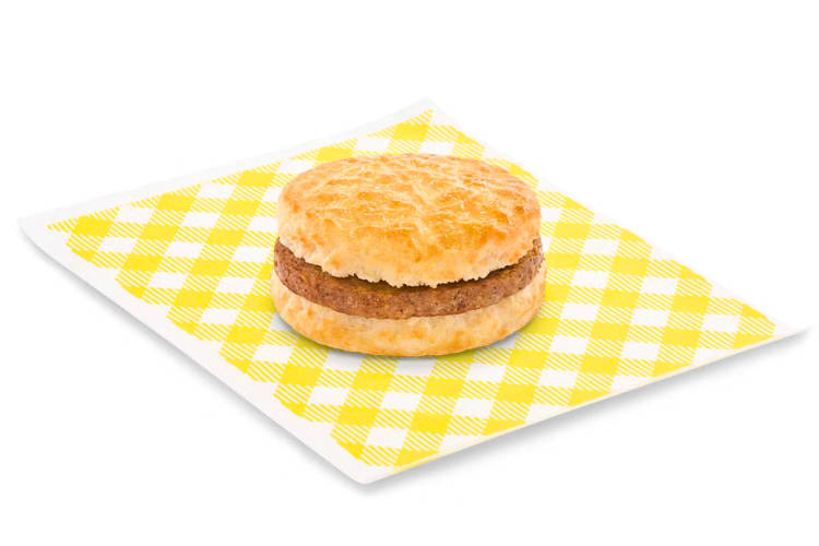 Sausage biscuit from Bojangles