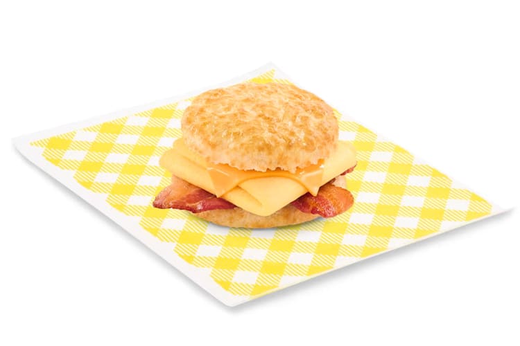 Bacon, egg and cheese biscuit from Bojangles