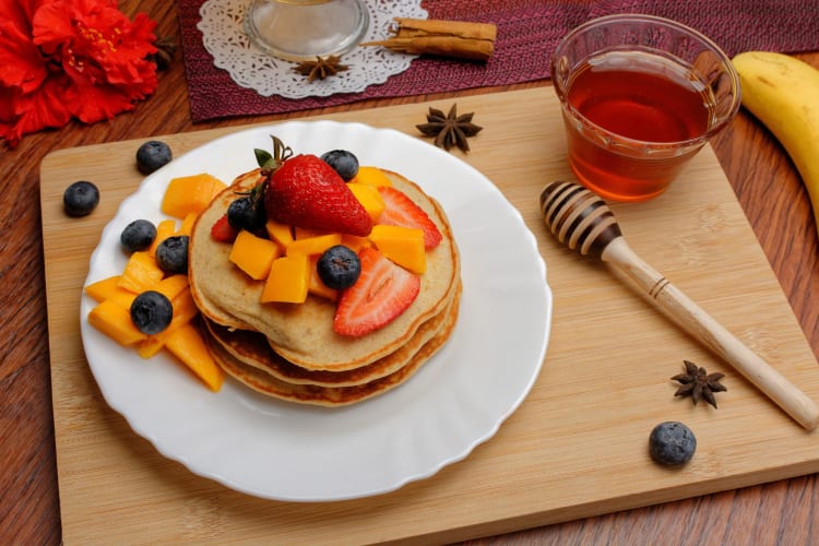 For some of the best breakfast in Mexico City with a sweet touch, order the hot cakes from Café de Tacuba.