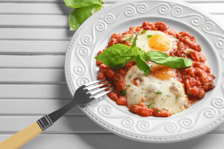 Eggs in purgatory is a unique Indianapolis breakfast.