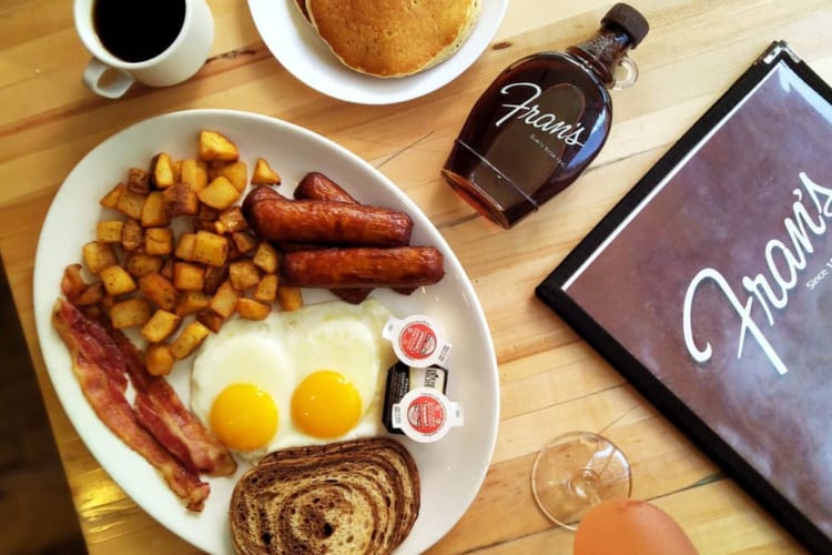 A popular place for breakfast in Toronto is Fran's