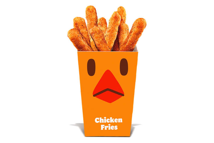 Chicken fries in a box, from Burger King