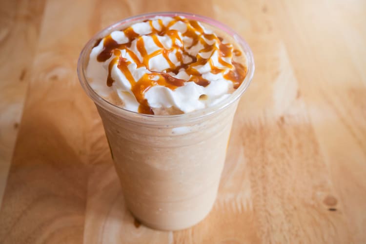 Caramel frappe
