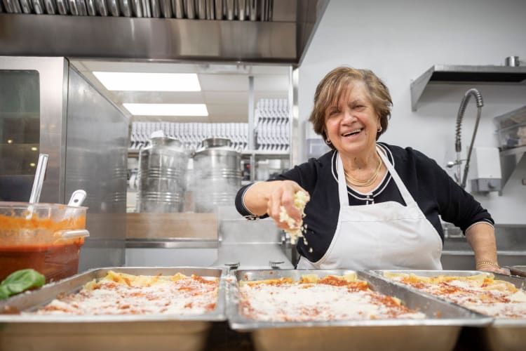 Handmade pastas are always popular at this family-run restaurant in Calgary.