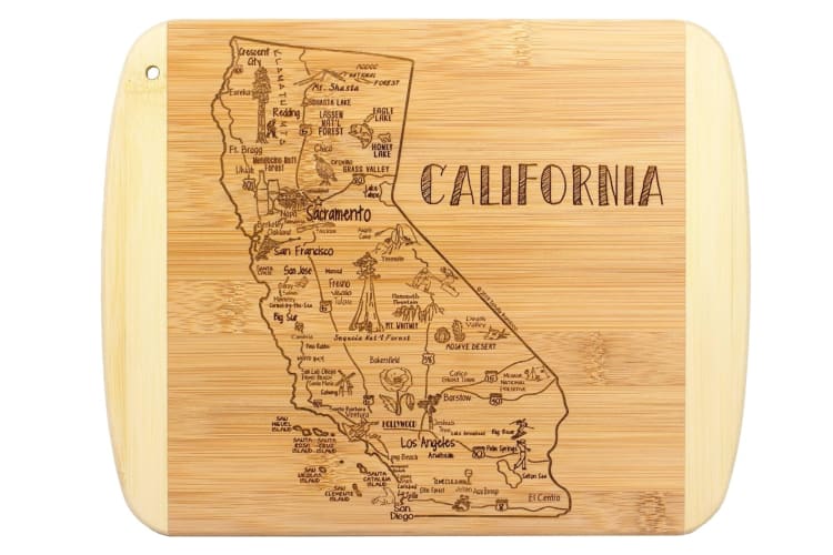 If your gift recipient likes to cook, a California cutting board is a great California gift idea